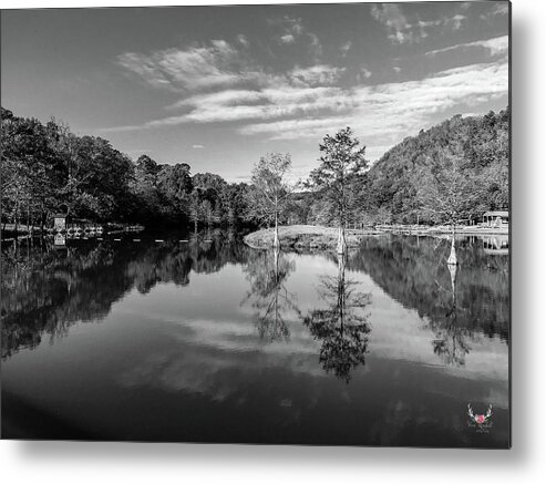 Brokenbow Metal Print featuring the photograph Fall Reflection by Pam Rendall
