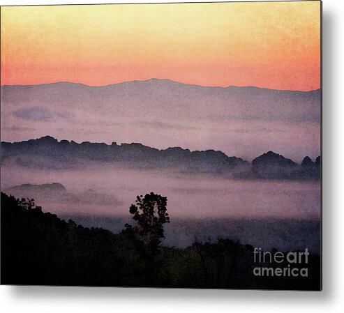 Tennessee Metal Print featuring the photograph Foothills of the Smoky Mountains by Phil Perkins