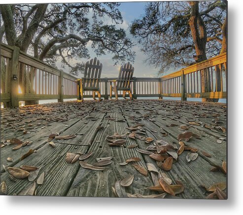 Southport Metal Print featuring the photograph Grab a seat by Nick Noble