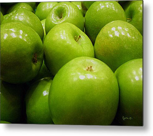 Apples Metal Print featuring the photograph Granny's Greenies by RC DeWinter