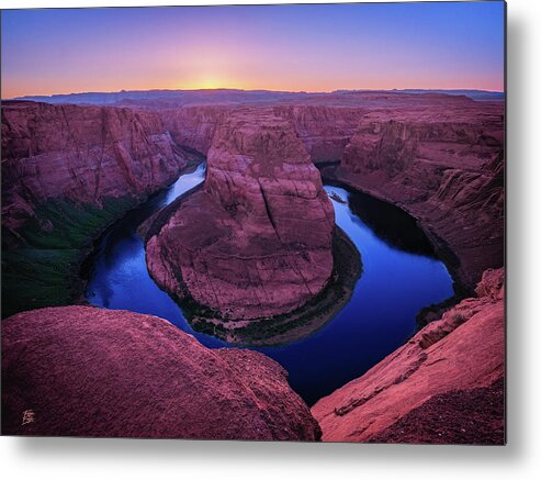 2018 Metal Print featuring the photograph Horseshoe Bend by Edgars Erglis