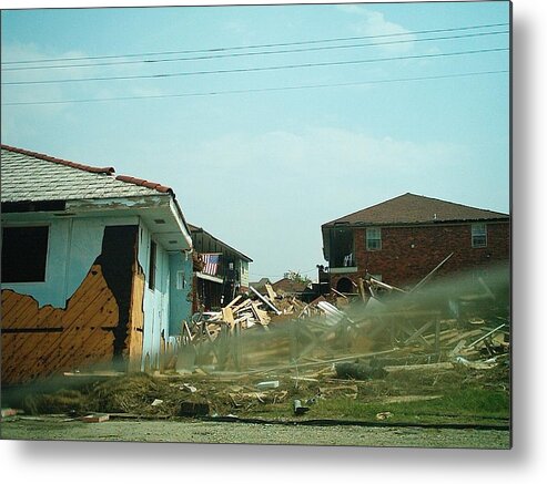 New Orleans Metal Print featuring the photograph Hurricane Katrina Series - 78 by Christopher Lotito