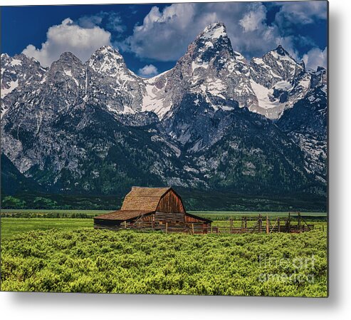 Historic District Metal Print featuring the photograph John Moulton Barn by Nick Zelinsky Jr