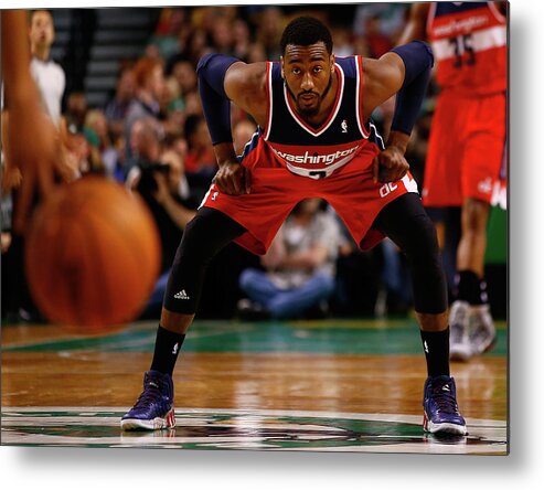 Nba Pro Basketball Metal Print featuring the photograph John Wall by Jared Wickerham
