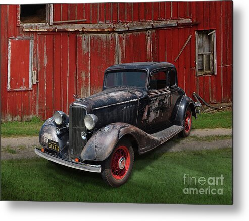 1933 Metal Print featuring the photograph Life On The Farm by Ron Long
