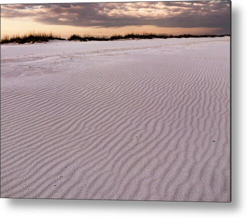 Florida Gulf Of Mexico Metal Print featuring the photograph Lines In The Sand by Kevin Senter