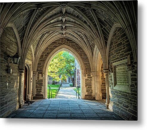Architecture Metal Print featuring the photograph Looking Through At Holder Hall by Kristia Adams