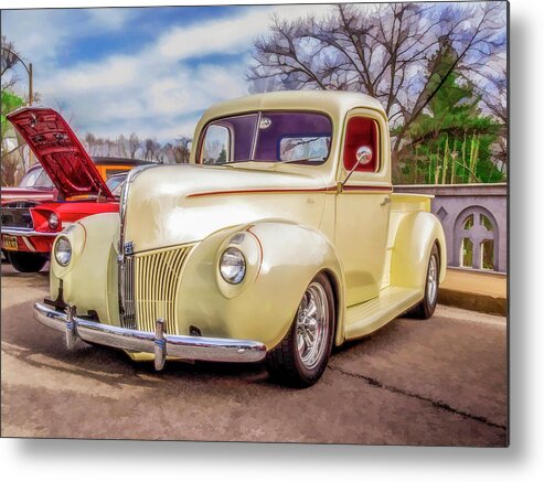 Classic Cars Metal Print featuring the photograph Mellow Ride by Kevin Lane