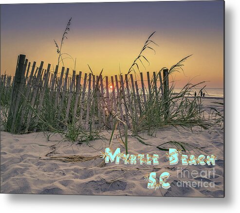 Myrtle Metal Print featuring the photograph Myrtle Beach by Darrell Foster