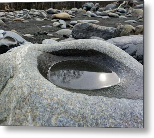 Reflection Metal Print featuring the photograph Nature Reflected by Chris Cliff