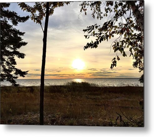 Lake Michigan Metal Print featuring the photograph Nature's Spectacle by Diane Sleger