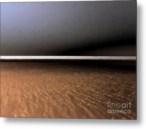 Abstract Metal Print featuring the photograph New Earth by Marcia Lee Jones