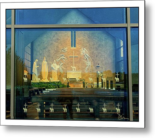 Shrine Metal Print featuring the photograph Our Lady of Knock Shrine-Ireland by Peggy Dietz
