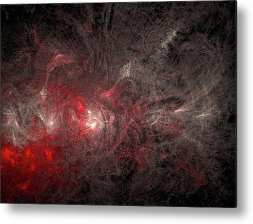 Home Metal Print featuring the digital art Outta Time by Jeff Iverson