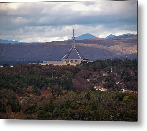 Australia Metal Print featuring the photograph Parliament House, Canberra, Australia 3 by Steven Ralser