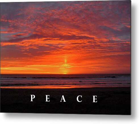 Peace Metal Print featuring the photograph Peace by Lorena Cassady