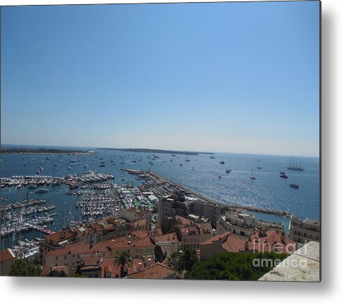 Cannes Metal Print featuring the photograph Port de Cannes by Aisha Isabelle