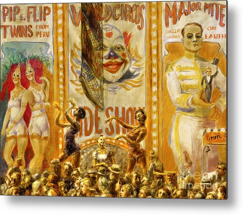 Wingsdomain Metal Print featuring the photograph Remastered Art Pip and Flip by Reginald Marsh 20211020 v3 by Wingsdomain Art and Photography