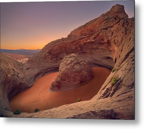 Utah Metal Print featuring the photograph Sand Crater by Peter Boehringer