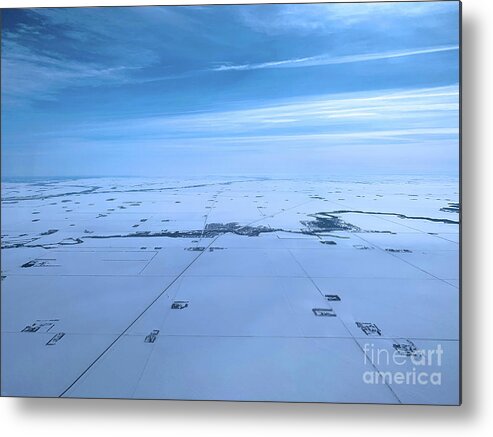Canada Metal Print featuring the photograph Scrabble Board Prairies by Mary Mikawoz