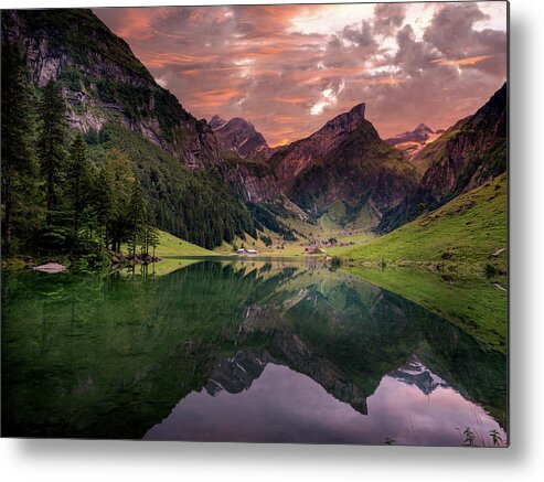 Appenzell Metal Print featuring the photograph SeeAlpSee by Serge Ramelli