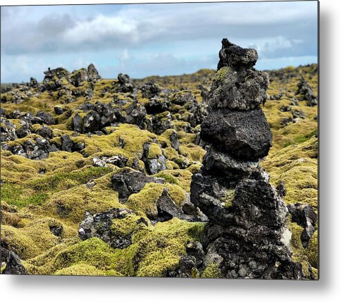 Copyright Elixir Images Metal Print featuring the photograph Snaefellsjokull Iceland #2 by Santa Fe