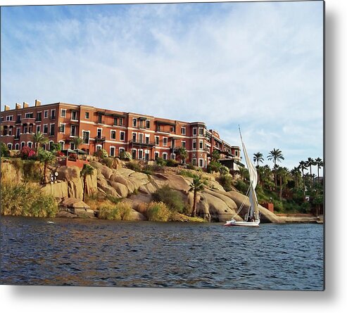 Aswan Metal Print featuring the photograph Sofitel Legend Old Cataract Aswan by Debbie Oppermann
