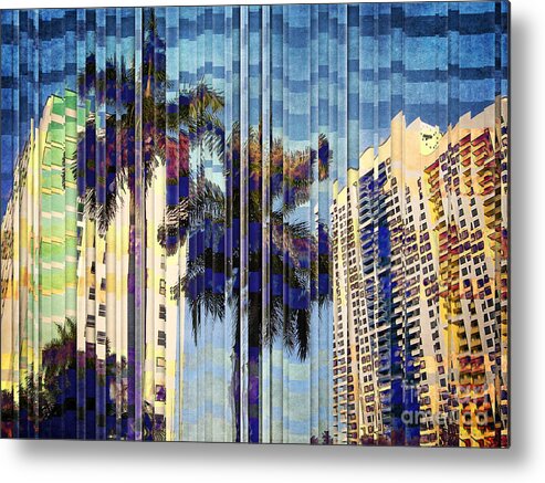 Abstract Metal Print featuring the photograph Southern Destination by Phil Perkins