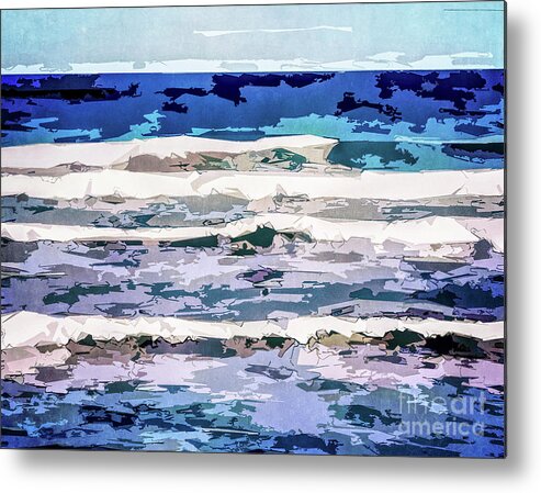 Seasonal Metal Print featuring the digital art Spring Thaw by Phil Perkins