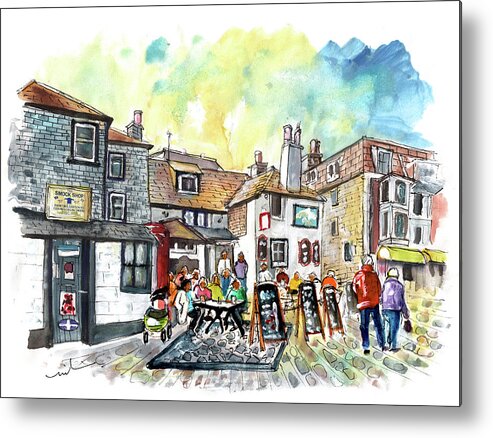 Travel Metal Print featuring the painting St Ives 03 by Miki De Goodaboom