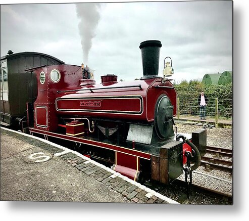 Andrew Barclay Metal Print featuring the photograph Swanscombe Steam Locomotive by Gordon James