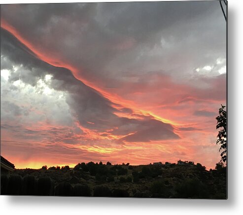 Spectacular Sunset Metal Print featuring the photograph Temecula Sunset by Roxy Rich
