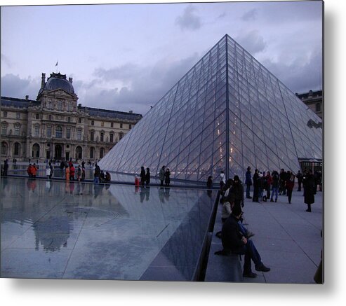 France Metal Print featuring the photograph The Louvre by Roxy Rich