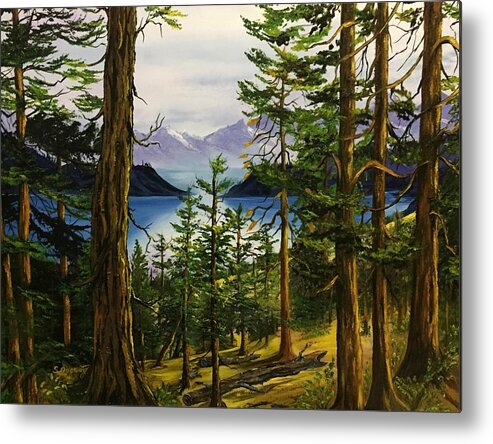 Narrows Metal Print featuring the painting The Narrows by Sharon Duguay