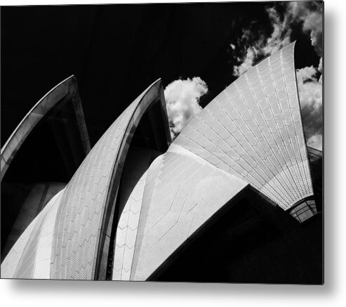 Mark J Dunn Metal Print featuring the photograph The Opera House by Mark J Dunn