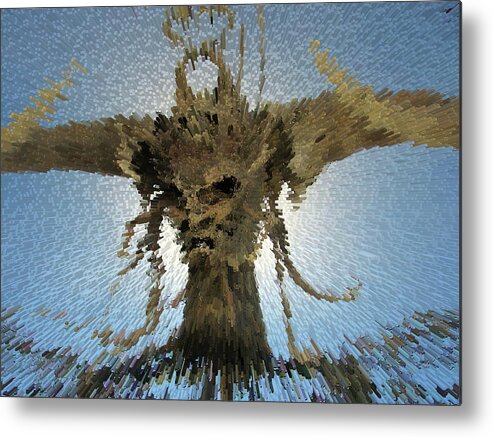 Digital Metal Print featuring the photograph The Other Side by Carl Moore