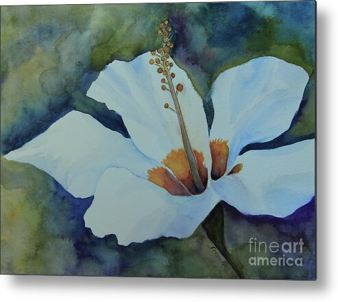 Lily Metal Print featuring the painting Watercolor Lily by Jeanette French