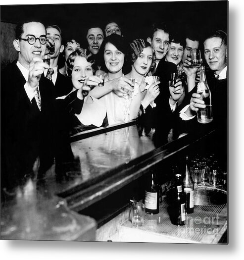 Stamp Out Prohibition Metal Print featuring the photograph Cheers to You by Jon Neidert