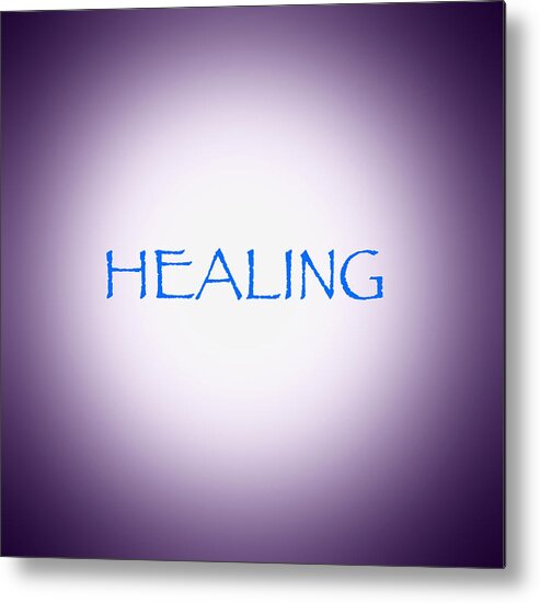 Heal Metal Print featuring the painting Healing Light by Steve Fields