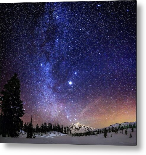 Milky Way Metal Print featuring the photograph Jupiter Rising by Alexis Birkill
