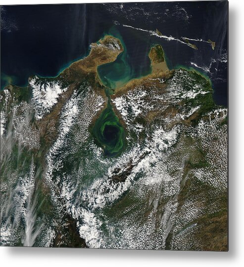 Lake Maracaibo Metal Print featuring the photograph Lake Maracaibo, Venezuela by Science Source