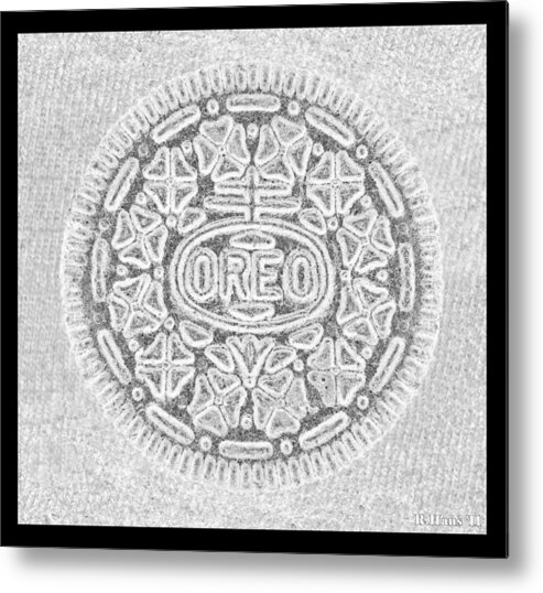 Oreo Metal Print featuring the photograph OREO in GREY by Rob Hans