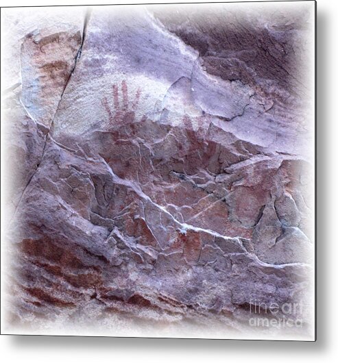 Pictographs Metal Print featuring the photograph Paiute prints by Barry Bohn