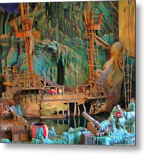 Ships Metal Print featuring the photograph Pirate Ship Wreak by John Malone