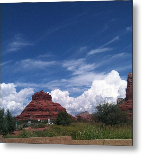 Arizona Metal Print featuring the photograph Red rock of Sedona by Penelope Aiello