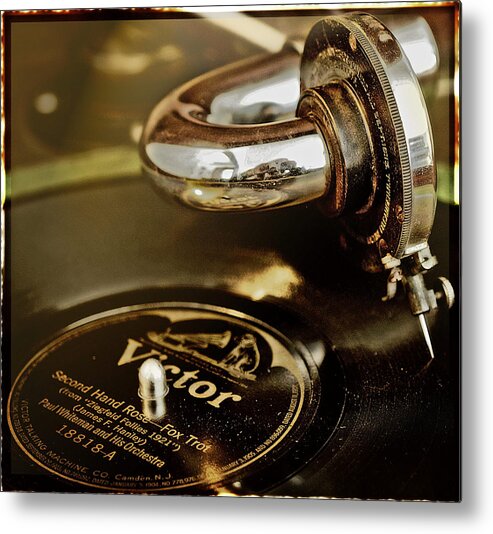  Victrola Metal Print featuring the photograph Second Hand Rose by John Anderson