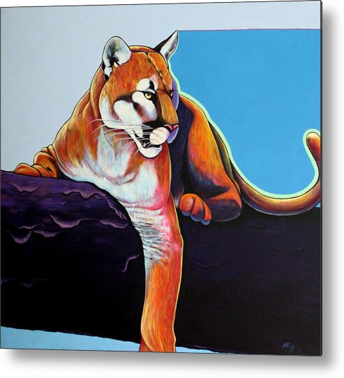 Wildlife Metal Print featuring the painting The Toll Collector by Joe Triano