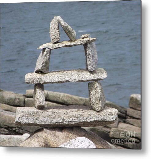 Granite Metal Print featuring the photograph Finding Balance by Michelle Welles