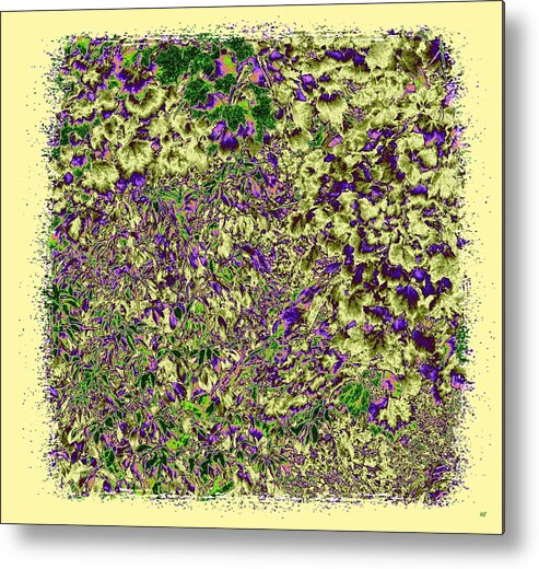 Lavish Leaves Metal Print featuring the digital art Lavish Leaves 6 by Will Borden