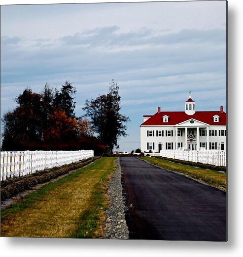 Replica Metal Print featuring the photograph Mt. Vernon'esque in WA by Marie Jamieson